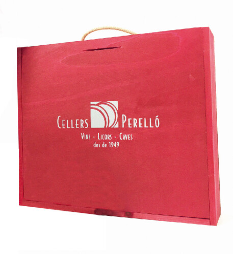 Capsa de fusta regal 4 ampolles